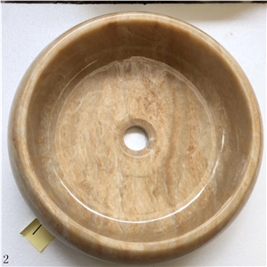 Wood Grain Onyx Basin Natural Stone Onyx Basin
