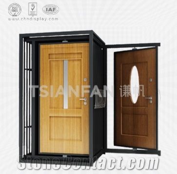 Wooden Door Display Rack