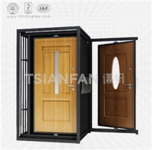 Wooden Door Display Rack
