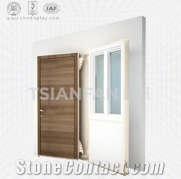 Wooden Door Display Rack