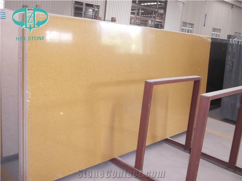 Yellow Artificial Marble Stone for Big Slab
