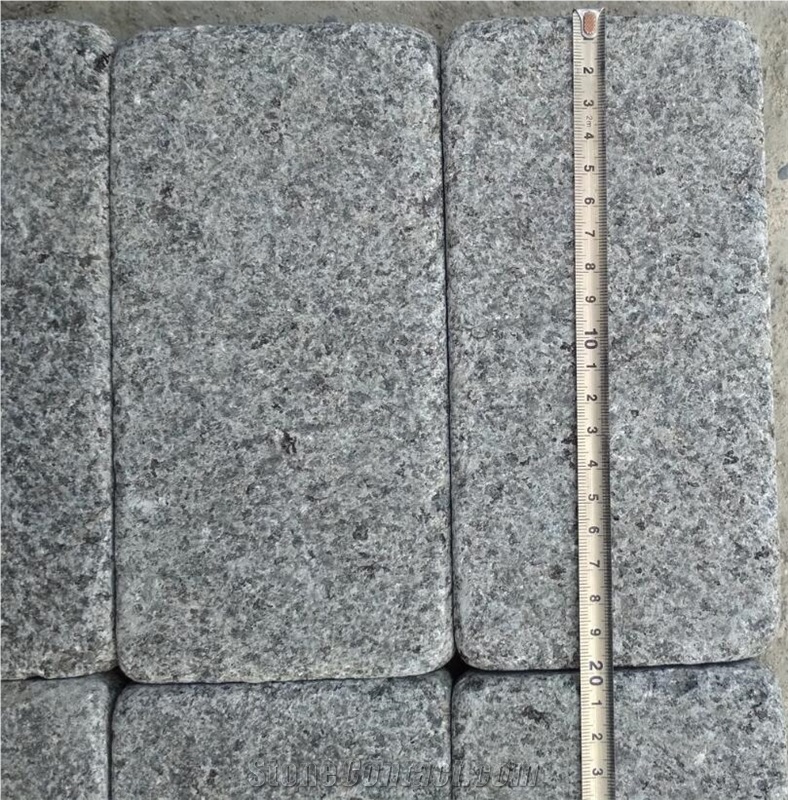 Yixian Black Basalt Paking Cubes Drive Way Stone