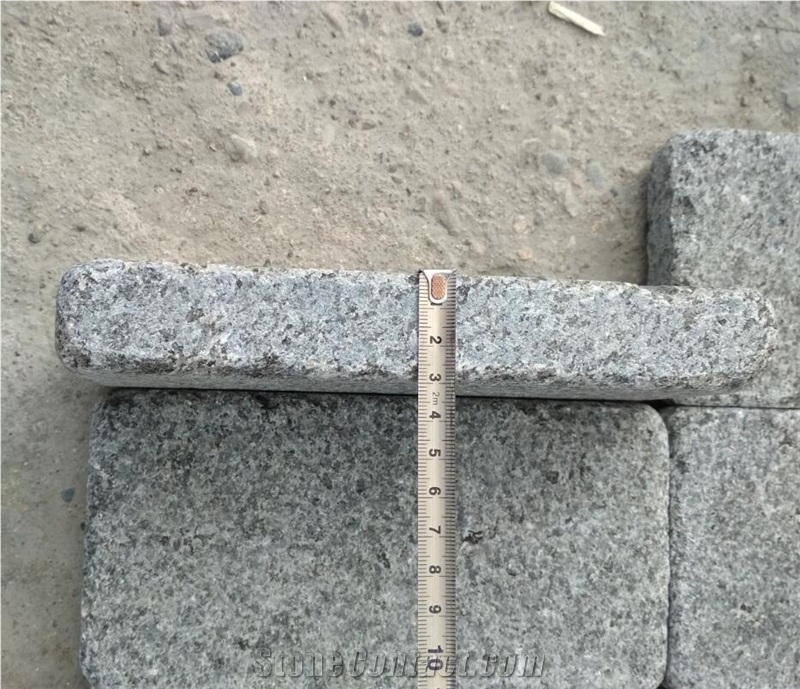Yixian Black Basalt Paking Cubes Drive Way Stone