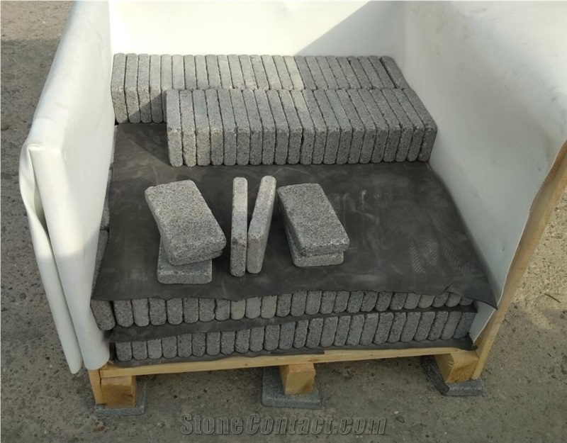Yixian Black Basalt Paking Cubes Drive Way Stone