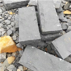 Zhangpu Black Basalt Paving Stone Natural Split
