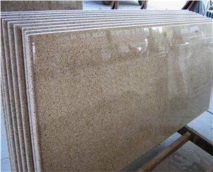 Fujian G682 Rusty Yellow Granite Slabs and Wall