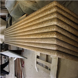 Fujian G682 Rusty Yellow Granite Slabs and Wall