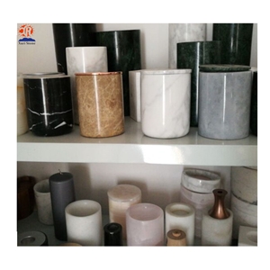 Natural Stone Pink Onyx Marble Holders
