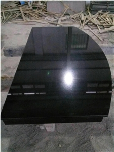 China Black Granite Fireplace Base, Fireplace Hearth