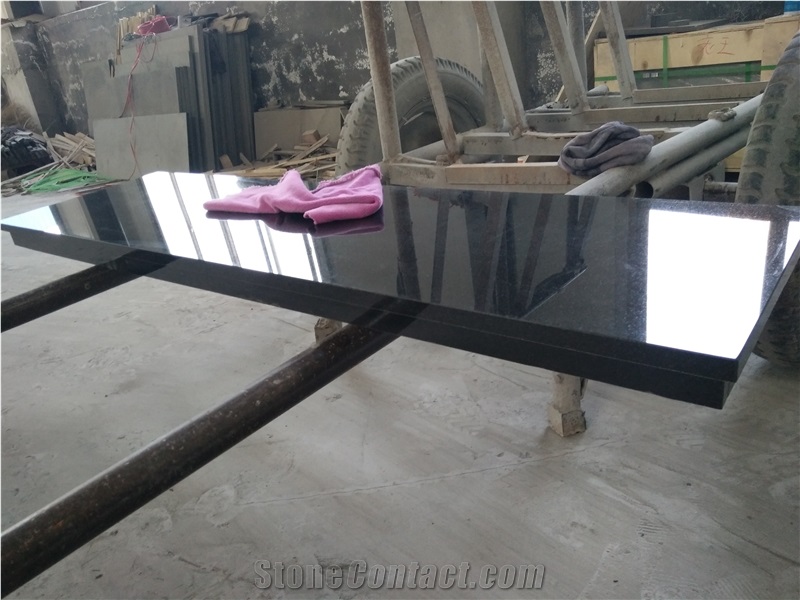 China Black Granite Fireplace Base, Fireplace Hearth
