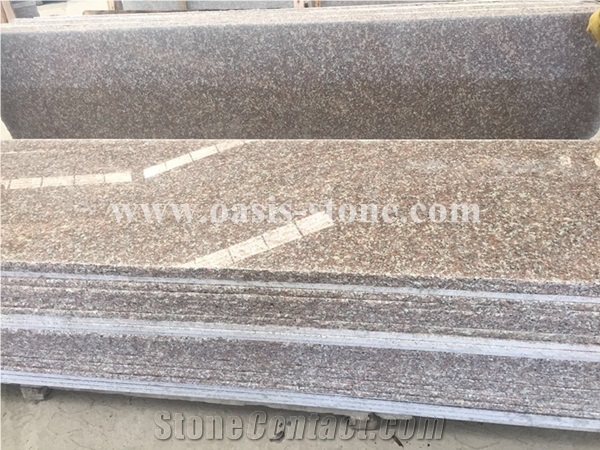 G687 Granite for Floor Tiles&Slab, Peach Red