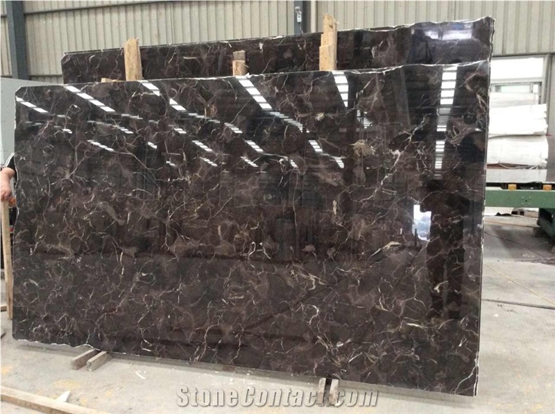 Polished Dark Emperador Marble,China Brown Slabs