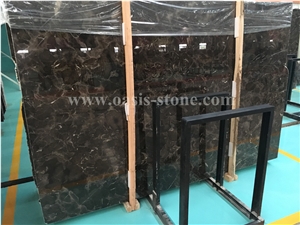 Polished Dark Emperador Marble,China Brown Slabs