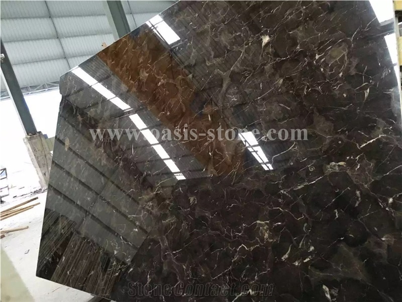 Polished Dark Emperador Marble,China Brown Slabs