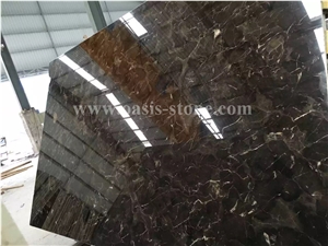 Polished Dark Emperador Marble,China Brown Slabs