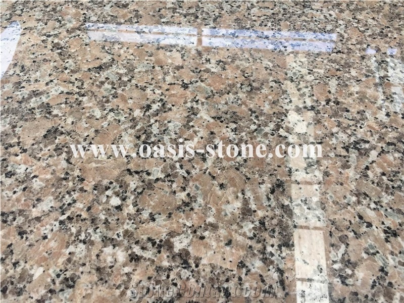 Polished Pear Flower Red Granite Tile & Slab