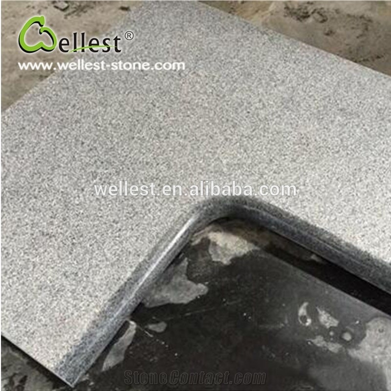 G654 Dark Grey Granite Coping Stone and Stairs