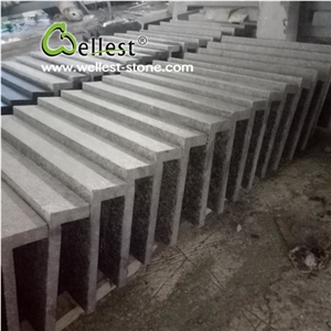 G684 Black Basalt 80 Square Edge Pool Coping Tile