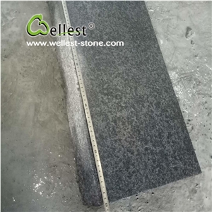 G684 Black Basalt 80 Square Edge Pool Coping Tile