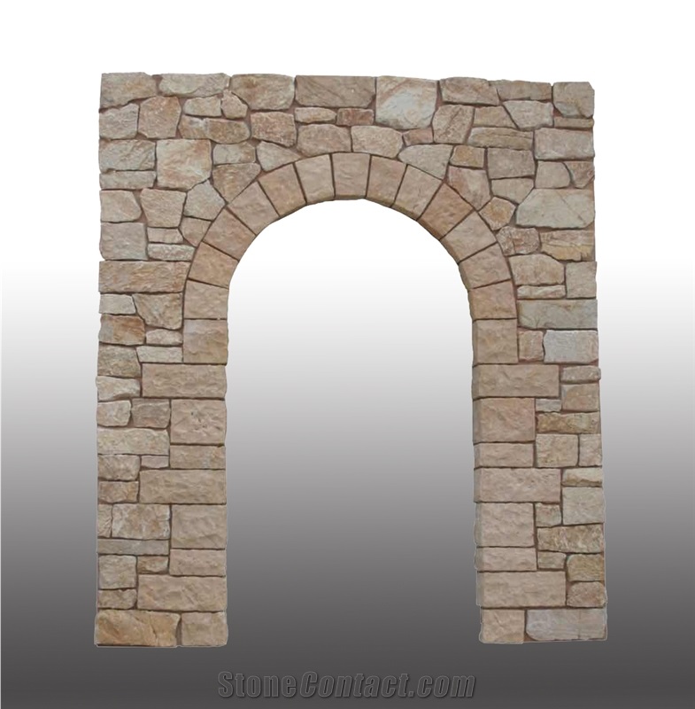 Beige Moca Creme Limestone Split Wall Stone Cladding