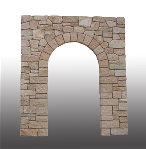 Beige Moca Creme Limestone Split Wall Stone Cladding
