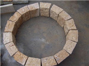 Beige Moca Creme Limestone Split Wall Stone Cladding