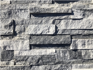 Grey Rough Face Stacked Stone Veneer Ledger