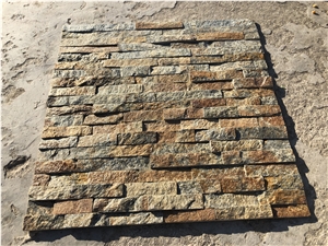 Rust Cladding Stacked Stone Veneer Ledger Wall Cladding