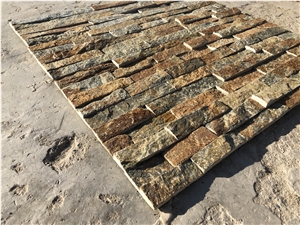 Rust Cladding Stacked Stone Veneer Ledger Wall Cladding