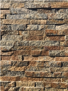 Rust Cladding Stacked Stone Veneer Ledger Wall Cladding