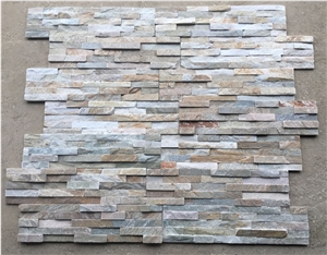 Slate Cultured Wall Cladding Stacked Stone Veneer