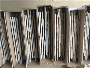 Slate Cultured Wall Cladding Stacked Stone Veneer