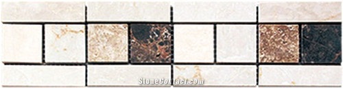 Cappucino Marble Mosaics Arts Borders