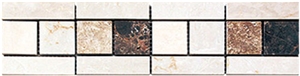Cappucino Marble Mosaics Arts Borders
