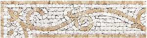 Cappucino Marble Mosaics Border