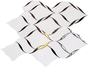 China Light Volakas Marble Stone Mosaic,Tiles
