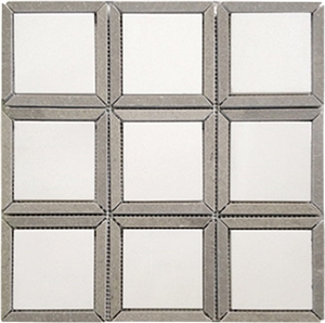 Italy Cinderella Gray,Dolomite, Greek Thassos Mosaic Tile