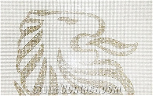Marble Mosaics Horse Design for Village Dec