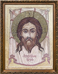 Portrait Marble Medallion Of Mosaic Art
