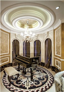 Round Marble Medllion for House Floor Dec