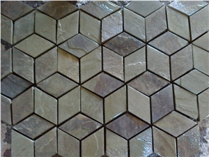 Sandstone Wall Tiles Gray-Green 2 cm