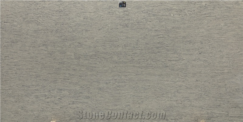 White,Grey , Gold Wooden Veins Quartz Slabs Hot