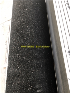 Black Galaxy Granite Slabs for Floor & Countertop