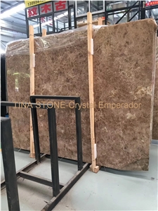 Crystal Emperador Marble Tiles Slabs