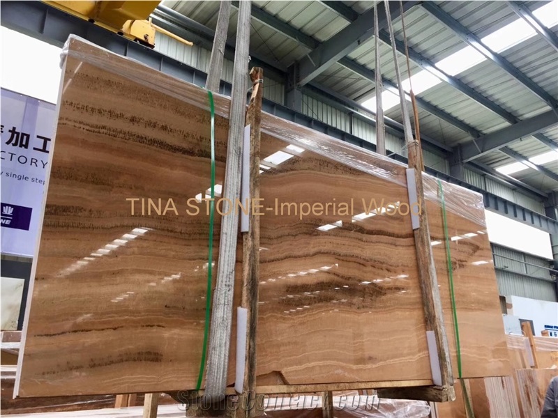 Imperial Wood Marble Tiles Slabs Building Covering