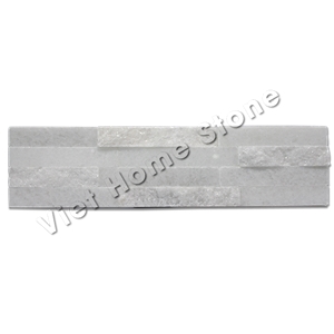Pure White Marble Ledger Stone