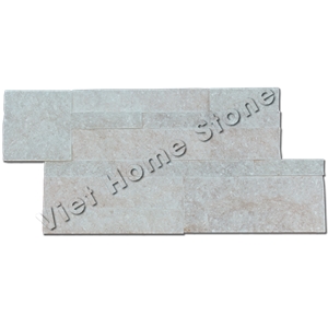 Pure White Marble Ledger Stone