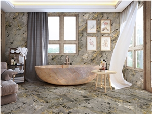 Golden Grey/Golden Ash/Versace Gold Marble Slab