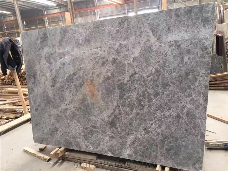 Silver Sable Marble Slab, Silver Ermine Marble