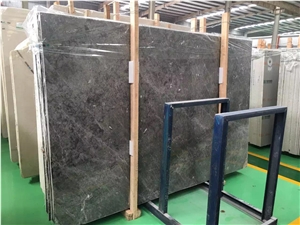 Silver Sable Marble Slab, Silver Ermine Marble